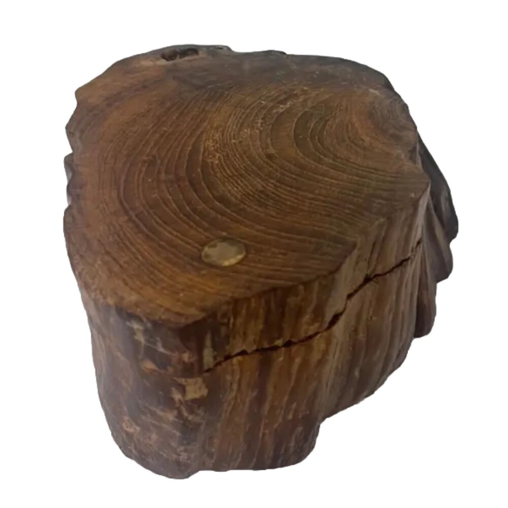 Vintage Driftwood Jewel Box Treasure Box Handmade Vanity Decor Unique Fast Ship - Picture 3 of 8